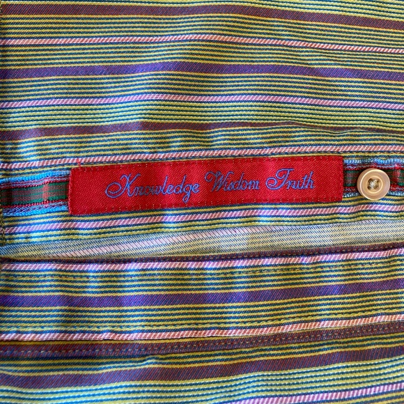 Robert Graham Men's Colorful Striped Shirt - Picture 5 of 6